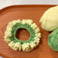 DIY Craft Kit for Hand-knitted Hair Accessories: Wisteria and Crape Myrtle Hair Ties