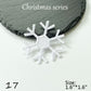 Christmas Snowflake Embroidered Patch