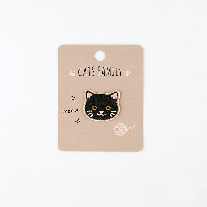 Soft & Cute Cat Embroidery Patch