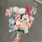Handmade crochet diy jasmine rose yarn bouquet hand-made flower material package homemade gift
