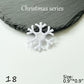 Christmas Snowflake Embroidered Patch
