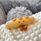 Croissant Birthday Cake Pendant Keychain DIY Yarn Crochet Kit for Friends and Best Friend Handmade Gifts