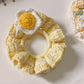 DIY Craft Kit for Hand-knitted Hair Accessories: Wisteria and Crape Myrtle Hair Ties