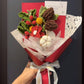 Handmade crochet diy jasmine rose yarn bouquet hand-made flower material package homemade gift