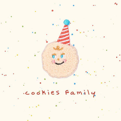 Plush Cookie Embroidery Patch
