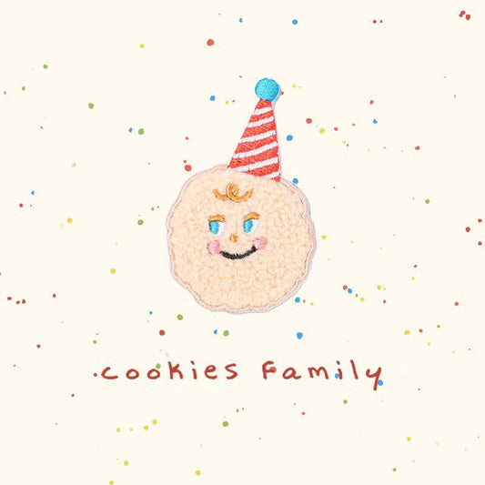 Plush Cookie Embroidery Patch