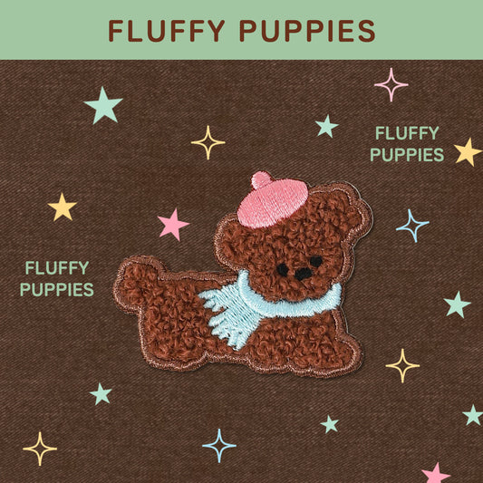 Plush Dog Embroidery Patch