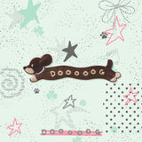Long Dachshund Embroidery Patch