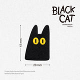 Black Cat Embroidery Patch
