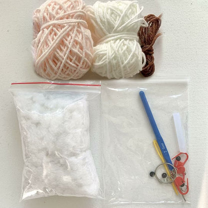 DIY Mini Sheep Keychain/Pendant - Knitted Craft