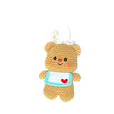 DIY Bear Doll Keychain Crochet Kit - Couple Pendant - Custom Gift