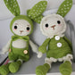 DIY Crochet Doll Kit Handmade Gift Yarn Doll Couple Rabbit for friend family