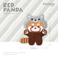 Adorable Red Panda Embroidery Patch