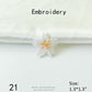 Sakura Embroidered Patch②