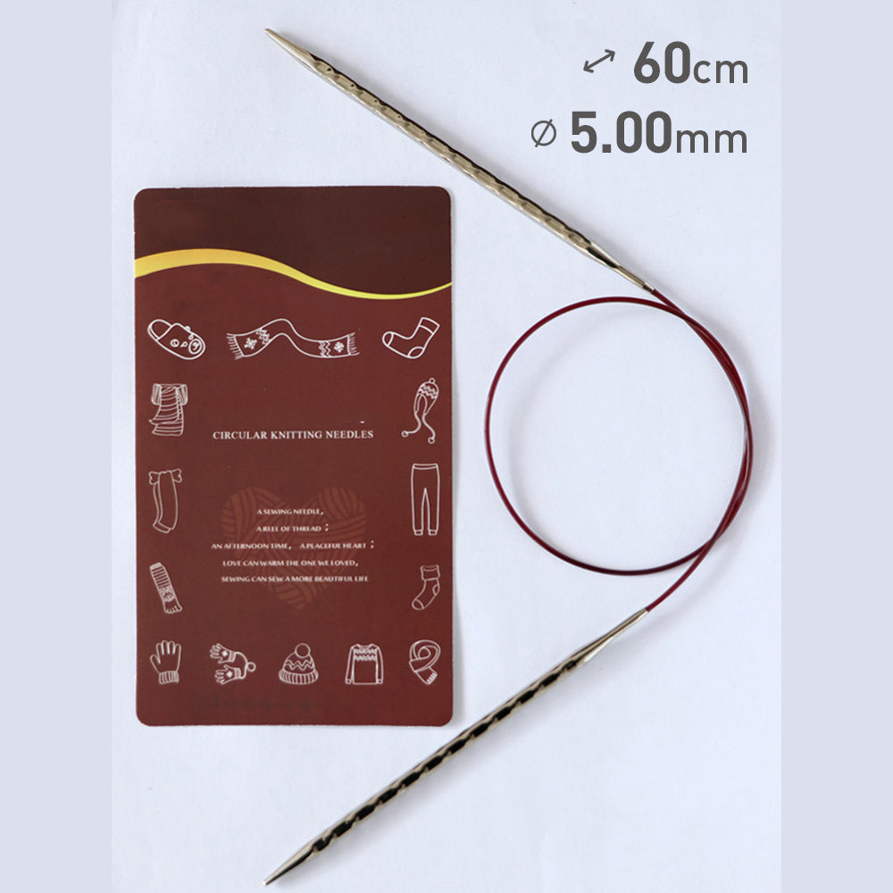 Spiral Knitting Needles (Circular)