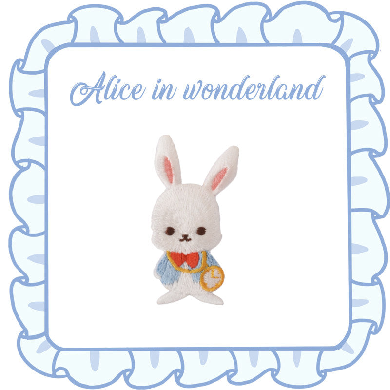 Soft and Cute Rabbit Embroidery Patch