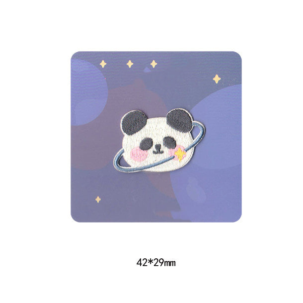 Cute Little Red Panda Head Embroidery Patch