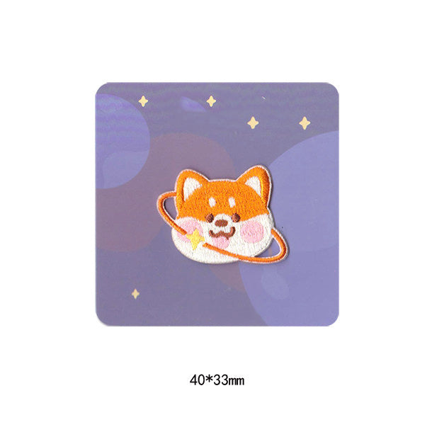 Cute Little Red Panda Head Embroidery Patch