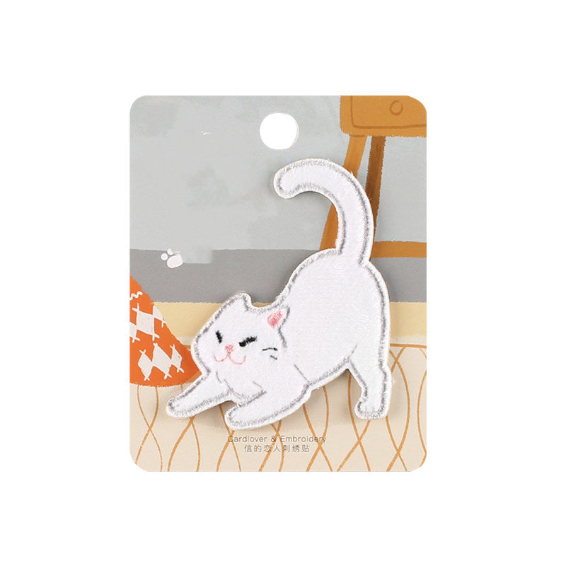 Soft & Cute Cat Embroidery Patch