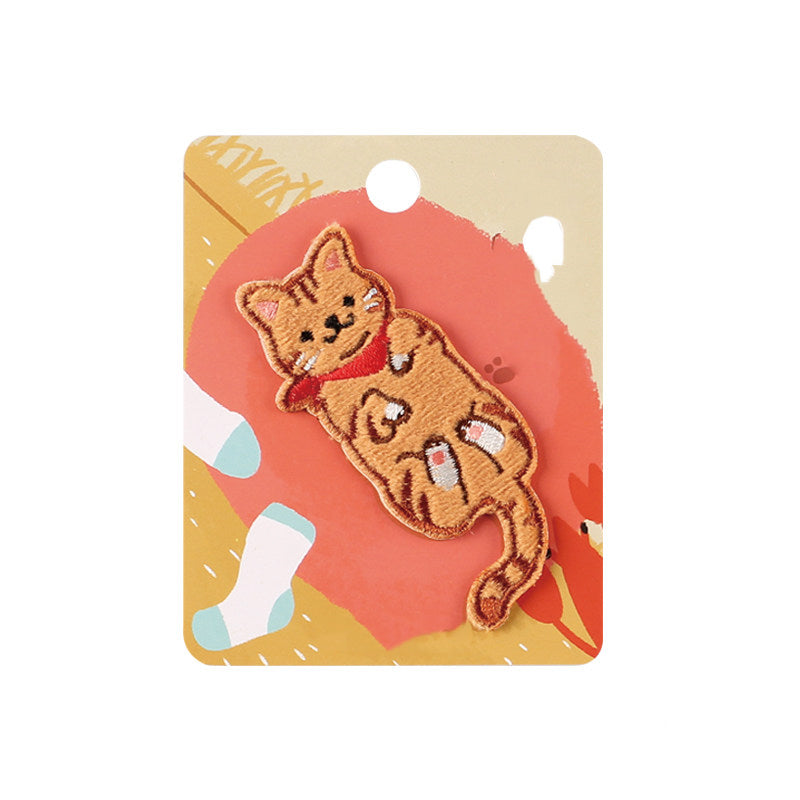 Soft & Cute Cat Embroidery Patch