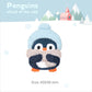 Plush Penguin Embroidery Patch