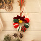 DIY Christmas wreath kit, handmade crochet Christmas gift decoration, door hanging