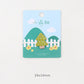 Cartoon Log Cabin Embroidery Patch