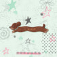 Long Dachshund Embroidery Patch