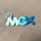Letter name crochet key pendant handmade wool diy knitting handmade gift