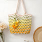 Large Gradient Tulip Handbag DIY Crochet Kit Gift