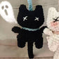 Working Cat Yarn Knitting Kit - DIY Crochet for Beginners - Fun Charm Keychain