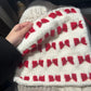 Bow clouds cotton scarf wool handmade diy crochet material package handwoven gift