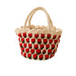 Tulip-shaped hand-knitted bag, crocheted bag, DIY material kit, homemade gift