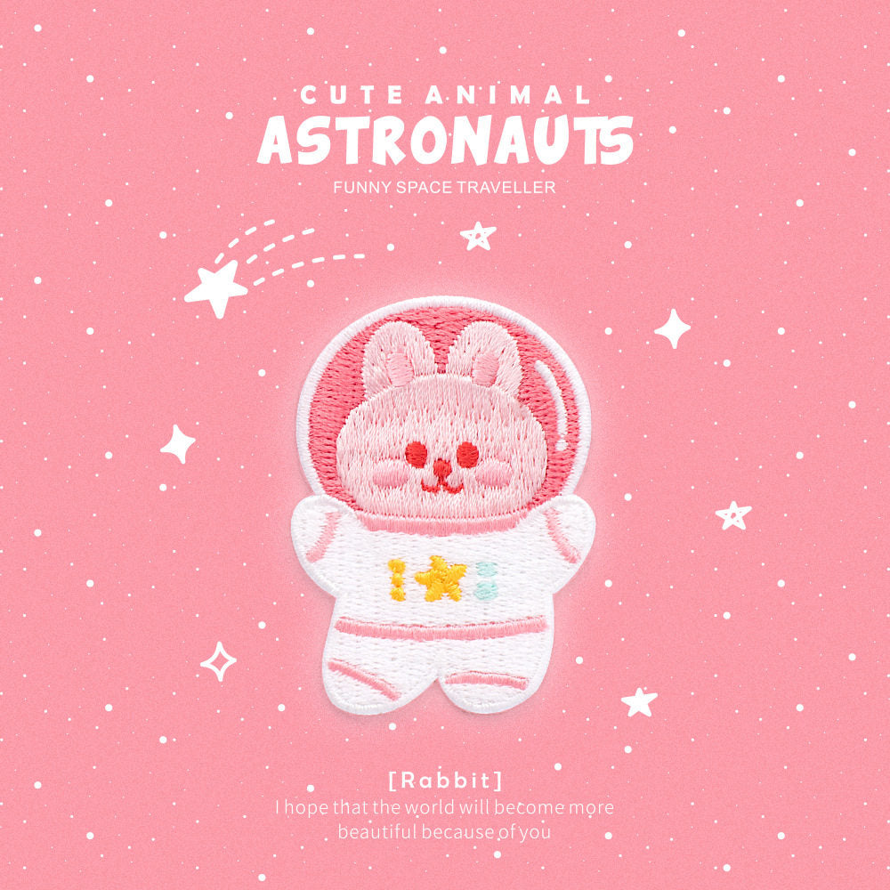 Soft and Cute Rabbit Embroidery Patch