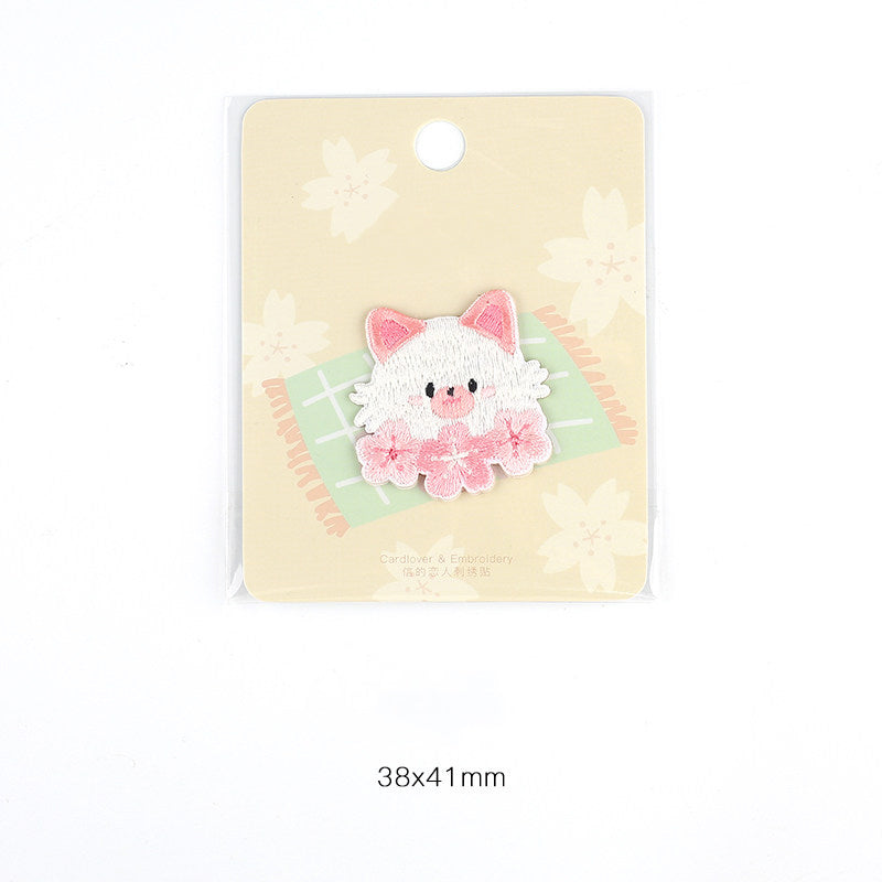 Soft & Cute Cat Embroidery Patch