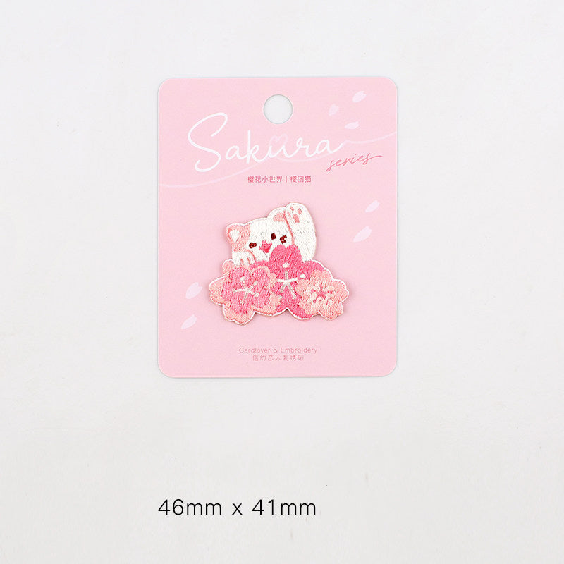 Soft & Cute Cat Embroidery Patch