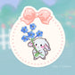 Soft and Cute Rabbit Embroidery Patch