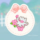 Soft and Cute Rabbit Embroidery Patch