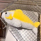 Cute handmade salted fish stick crochet kit, DIY crocheting gift, yarn hand-knitting.