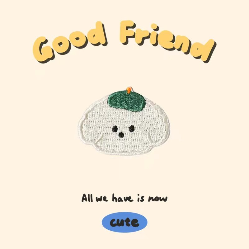 Cartoon Bear Embroidery Patch
