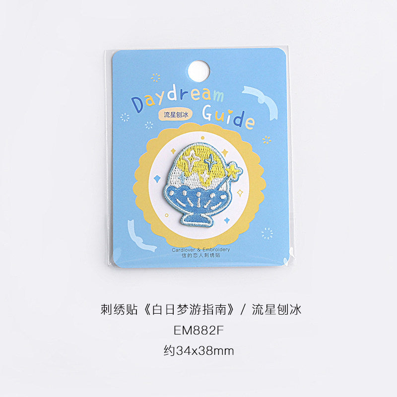 Heart-Shaped Cake Embroidery Patch