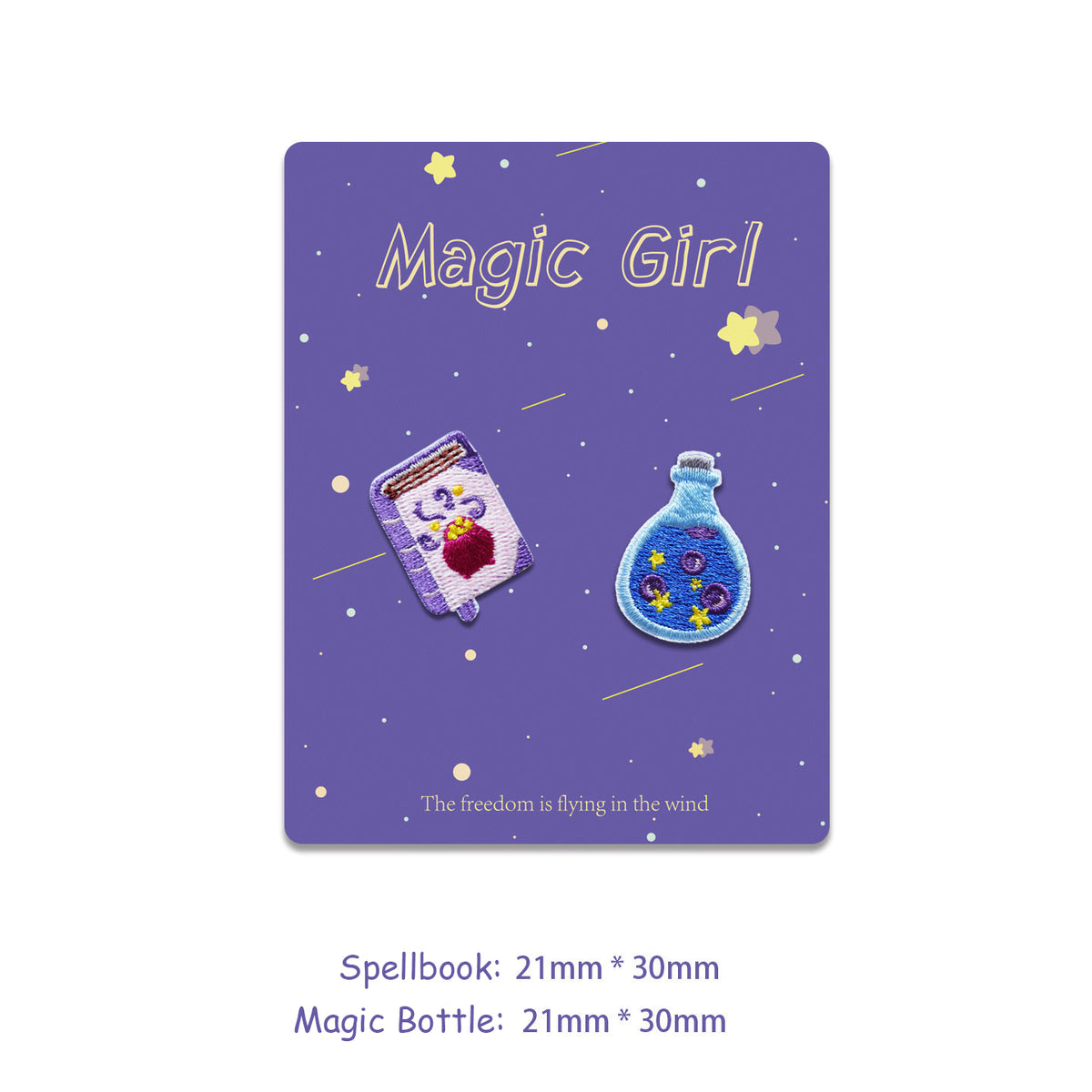 Flying Maiden Embroidery Patch