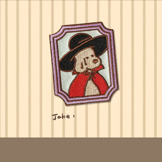 Cartoon Dog Embroidered Patch