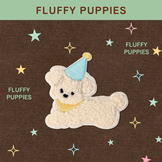 Plush Dog Embroidery Patch