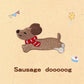 Soft & Cute Dachshund Embroidery Patch