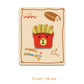 Hamburger Capybara Embroidery Patch