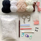 DIY Mini Sheep Keychain/Pendant - Knitted Craft