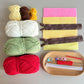 DIY Apple Pencil Box Storage Bag Homemade Gift Yarn Material Kit