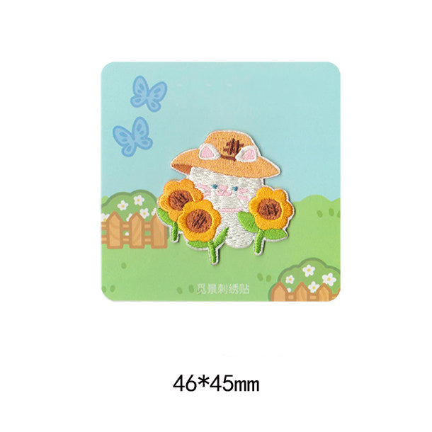 Soft & Cute Cat Embroidery Patch