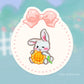 Soft and Cute Rabbit Embroidery Patch